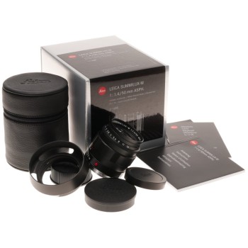 Leica Summilux 1:1.4/50mm ASPH. Black Chrome Finish Rare limited edition 11688