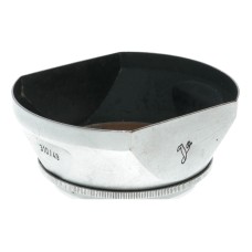 Voigtlander Ulton lens hood 310/49 shade metal original chrome