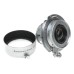 Leitz Elmar Red Scale 1:3.5 f=5cm M39 RF coupled with M adapter hood