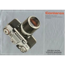 Contarex superlative reflex camera system information