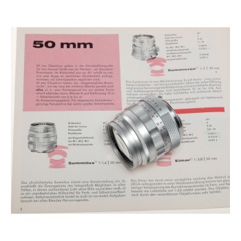 Summilux 50mm F1:1.4 with rare '20M' mark on distant scale rare 1st series