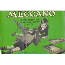 Meccano instructions for accessory outfit no. 2a manual