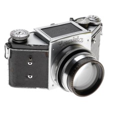 Exakta Night PRIMOPLAN 1.9/8cm Fast Vintage 1:1.9 f=80mm chrome camera lens rare
