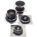 LINHOF Technika folding camera large format 4 lenses grip universal finder caps LINHOF Technika folding camera large format 4 lenses grip universal finder caps