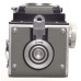 Grey Rolleiflex T 120mm film camera waist level finder Zeiss Tessar 1:3.5/75mm