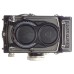 Grey Rolleiflex T 120mm film camera waist level finder Zeiss Tessar 1:3.5/75mm