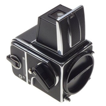 2000FC Hasselblad 6x6 medium format camera body 12 film back chrome WLF Mint Box