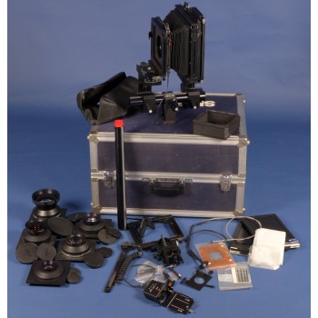 SINAR P2 black 5x APO Sinaron Rodenstock lenses large format camera meter XTRAS