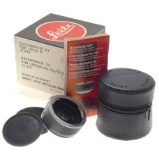 11236 FOR LEICA R 2x EXTENDER-R MINT BOXED CAPS PERFECT OPTICS COMPLETE PACKAGE