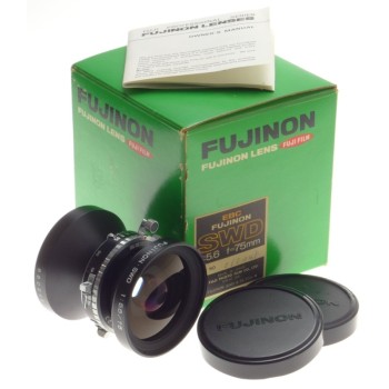 FUJINON SWD 1:5.6 f=75mm COPAL SHUTTER 4x5 WIDE ANGLE LENS BOXED MINT CAPS SINAR FUJINON SWD 1:5.6 f=75mm COPAL SHUTTER 4x5 WIDE ANGLE LENS BOXED MINT CAPS SINAR
