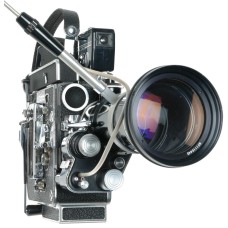 Bolex H16 Reflex Rex 5 16mm film cine camera Switar 1:1.9 f=16-100mm POE lens Gossen meter
