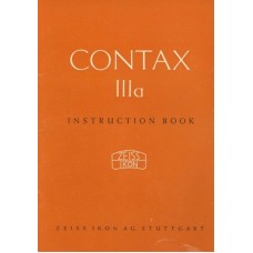 Zeiss contax iiia 3a camera instruction manual only
