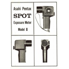 Asahi pentax model ii spot meter instruction manual