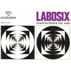 Gossen labosix meter instructions for use manual book