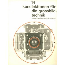 Linhof kamera 14 kurz-lektionen fuer grossbildtechnik