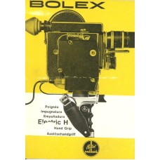 Bolex h16 electric h hand grip instructions user manual