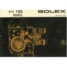 H16 bolex reflex 16mm camera instruction manual