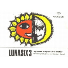 Gossen lunasix 3 system exposure meter instructions
