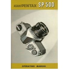 Asahi pentax camera sp 500 operating manual instruction