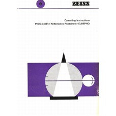 Zeiss photoelctric reflectance photometer elrepho instr